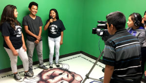 Rancho Minerva Middle School journalism students