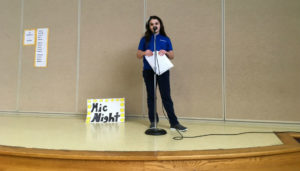 Summit Learning Student Presents at Poetry Night